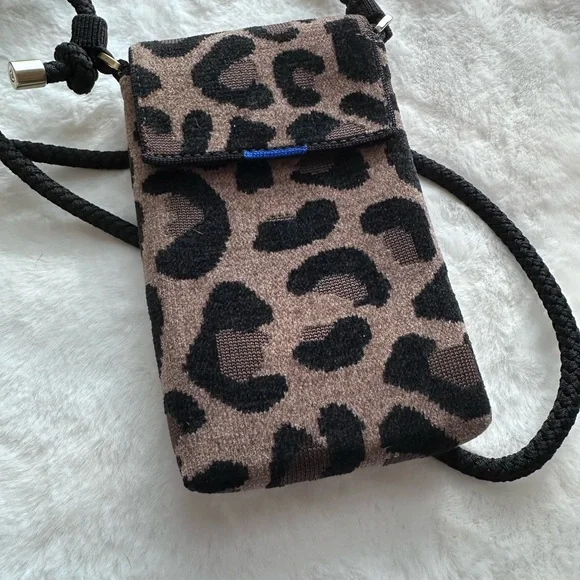 Rothy's Brown and Black Patterned Crossbody Bag - Picture 2 of 3